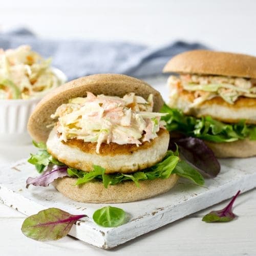Superrask fiskeburger