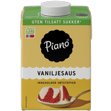 Piano® Vaniljesaus UTEN tilsatt sukker