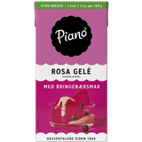 Piano® Gelé UTEN sukker med bringebærsmak
