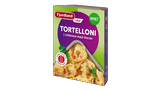 Tortelloni i ostesaus med bacon
