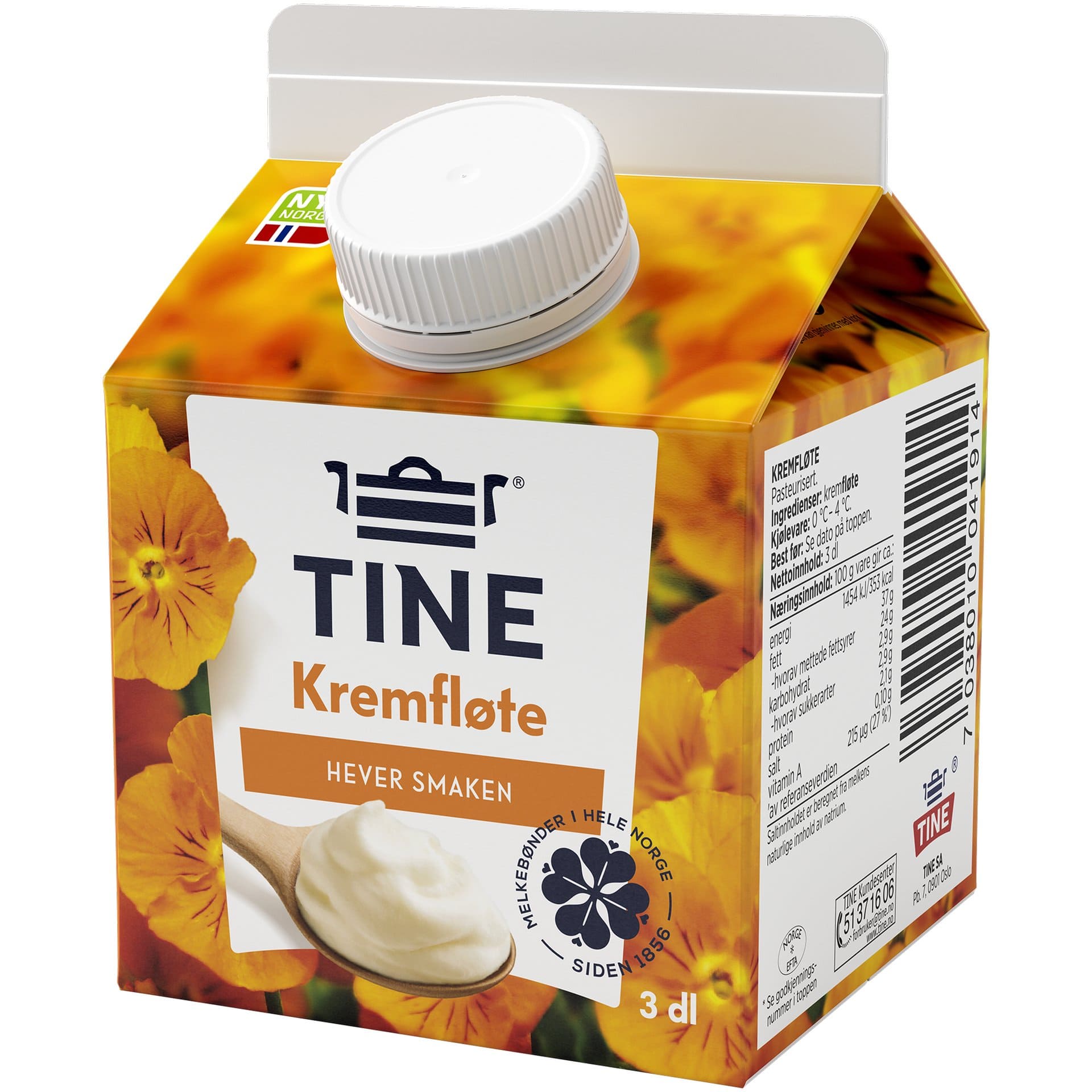 En Skål Med Karamellkake