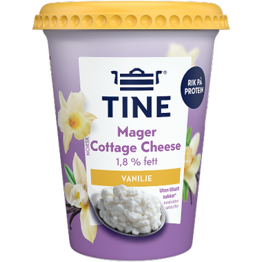 TINE® Cottage Cheese Mager Vanilje UTEN