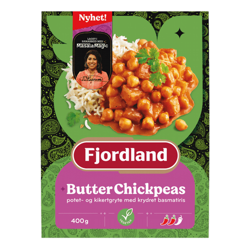 Butter Chickpeas With Rice