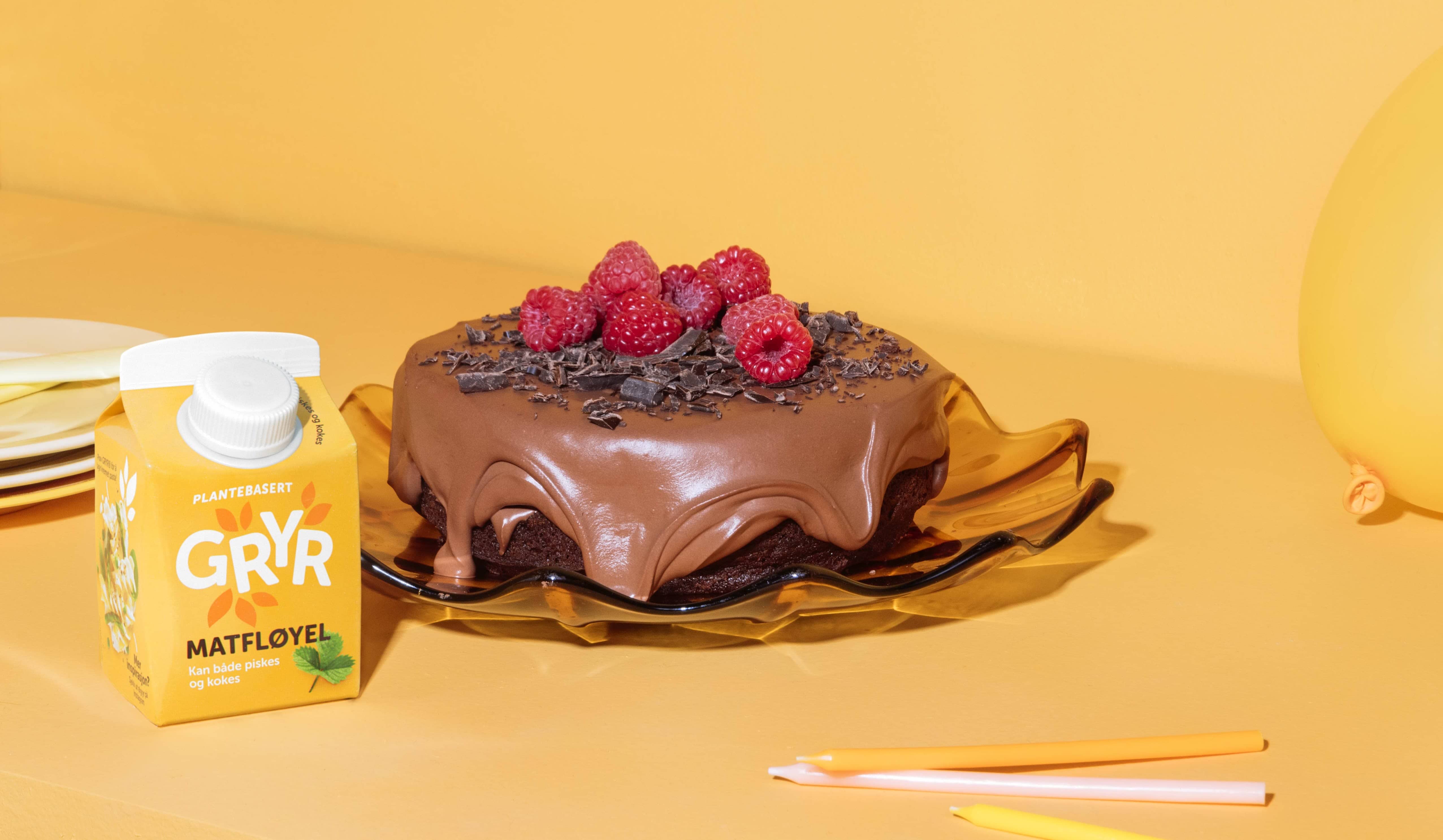 Vegansk sjokoladekake