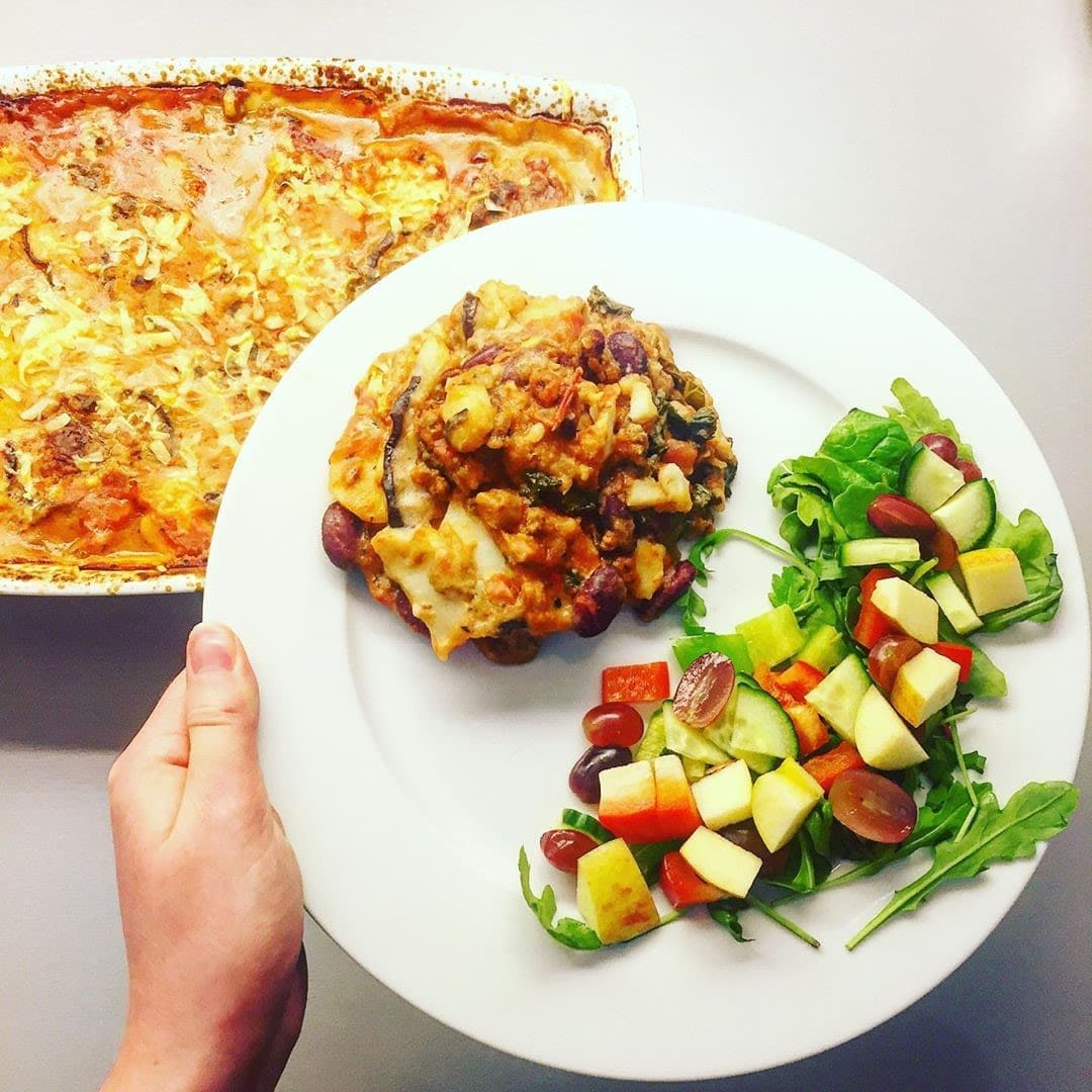 Melkefri moussaka