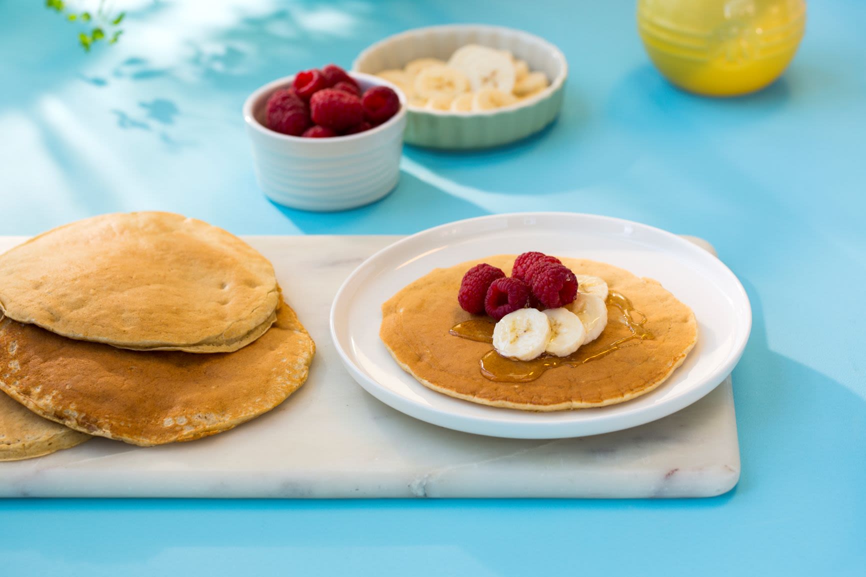 Bananpannekaker uten melk