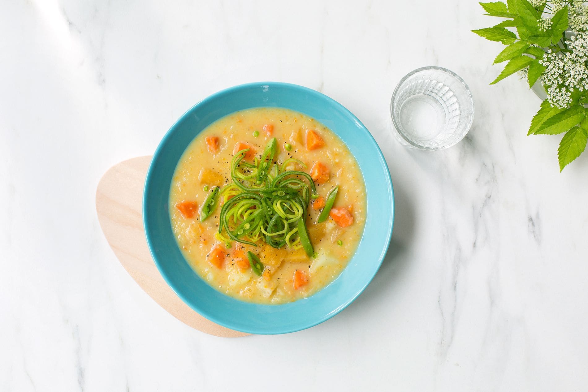 Kremet grønnsakssuppe