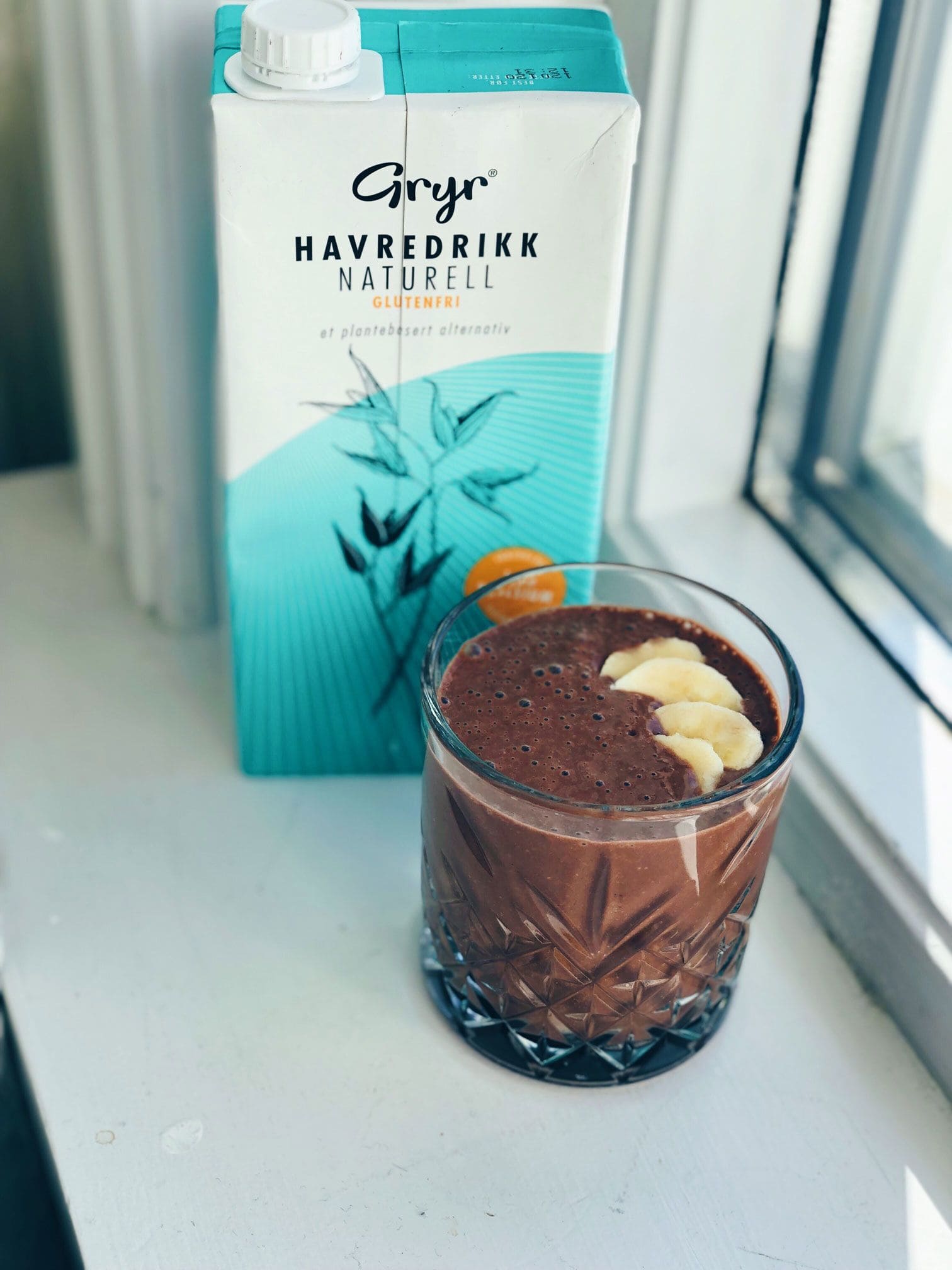 Sjokoladesmoothie med Gryr Havredrikk