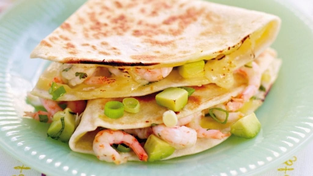 Quesadilla Med Kylling Oppskrift fra TINE Kjøkken