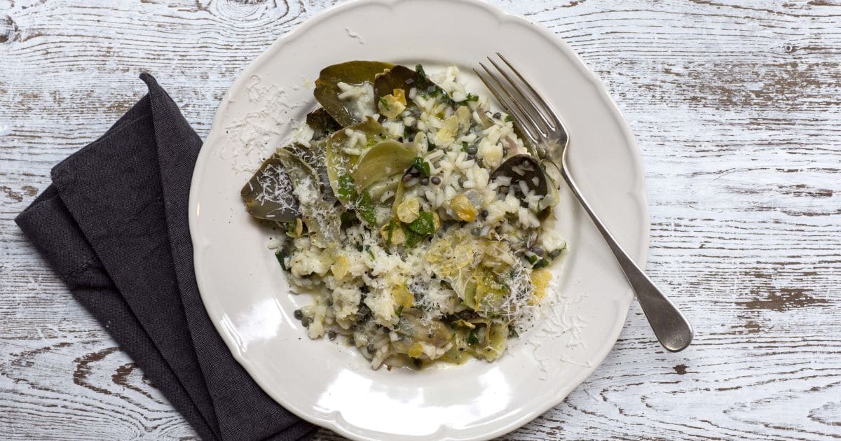 Risotto med artisjokk