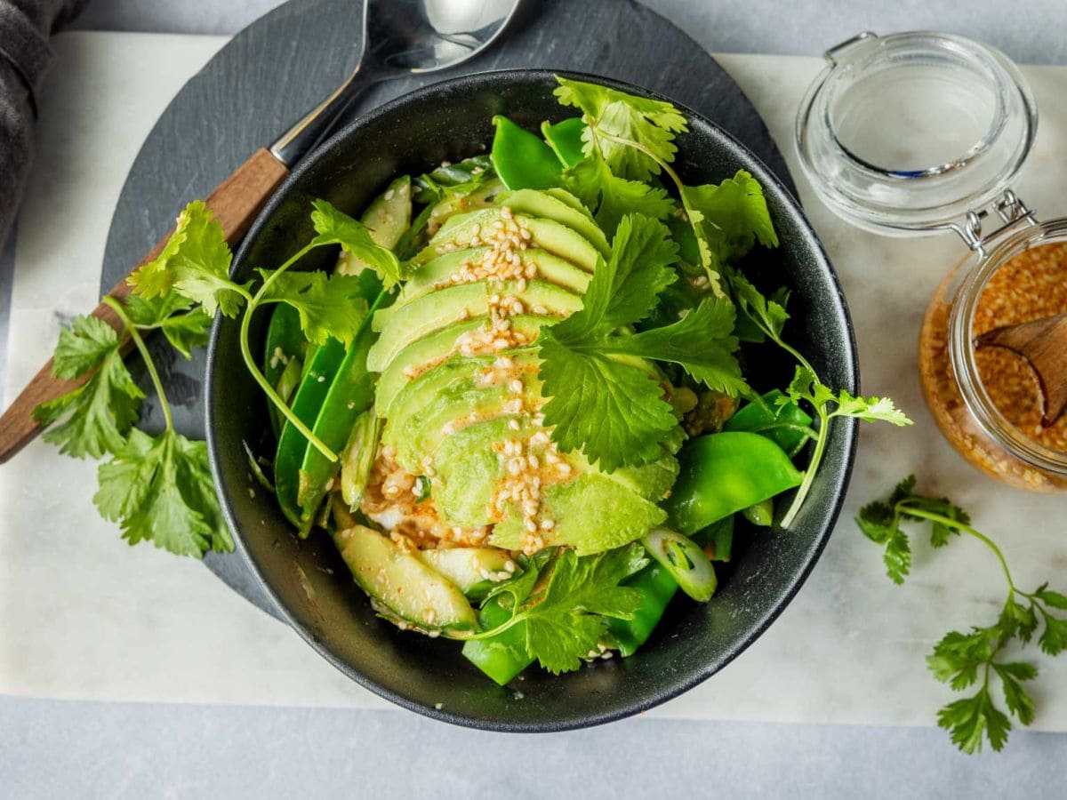 Asiatisk bowl med cottage cheese og YT® Proteinyoghurt