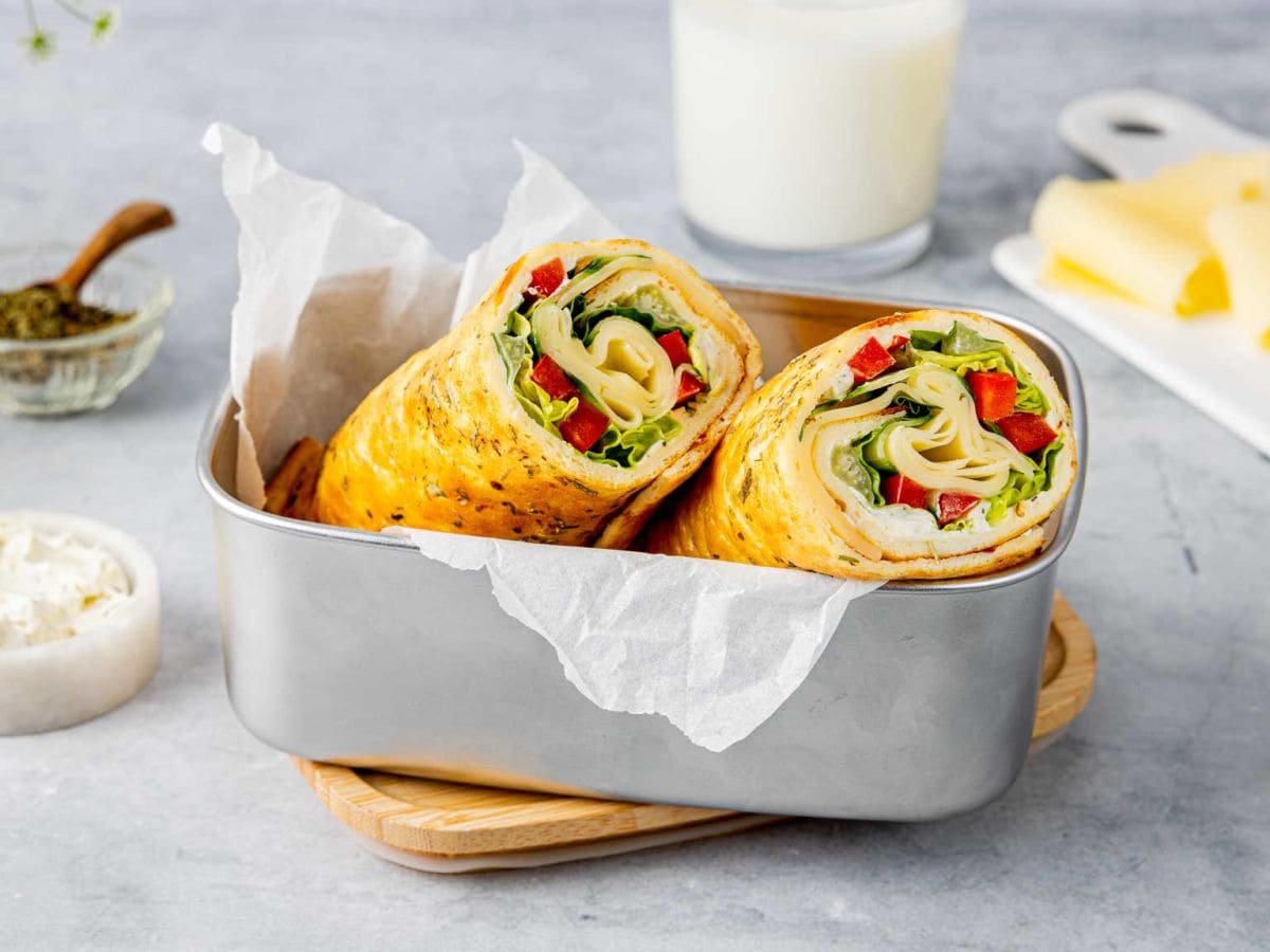 Cottage cheese wrap