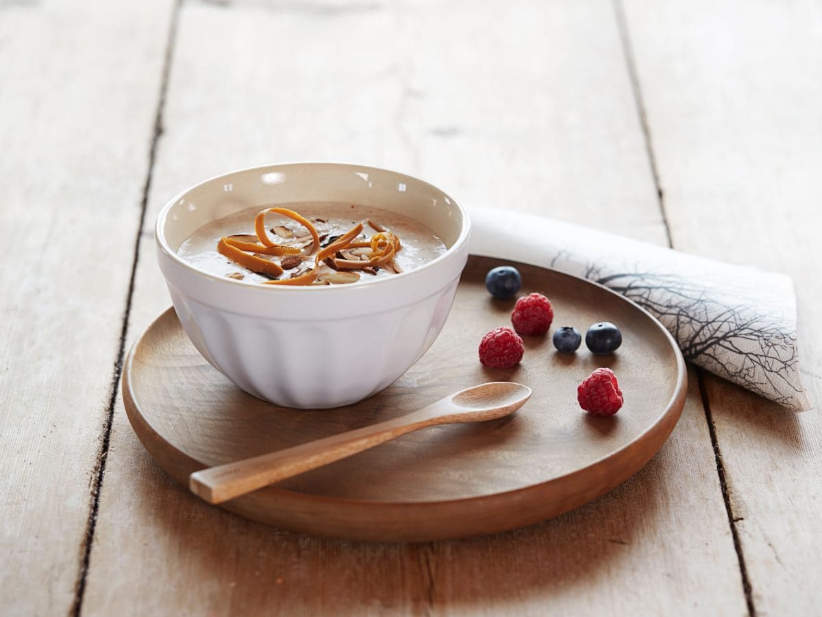 Kjøleskapsgrøt med brunost