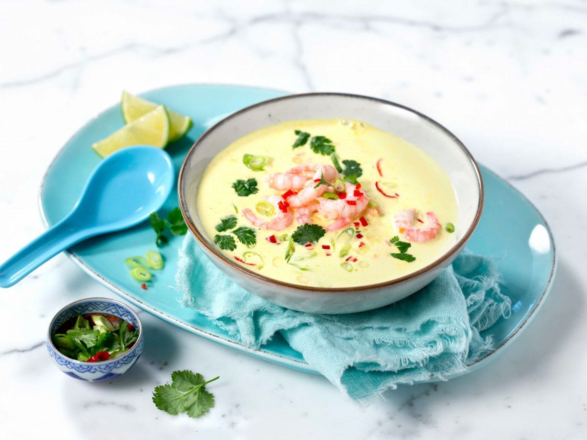 Rekesuppe med smak av Asia