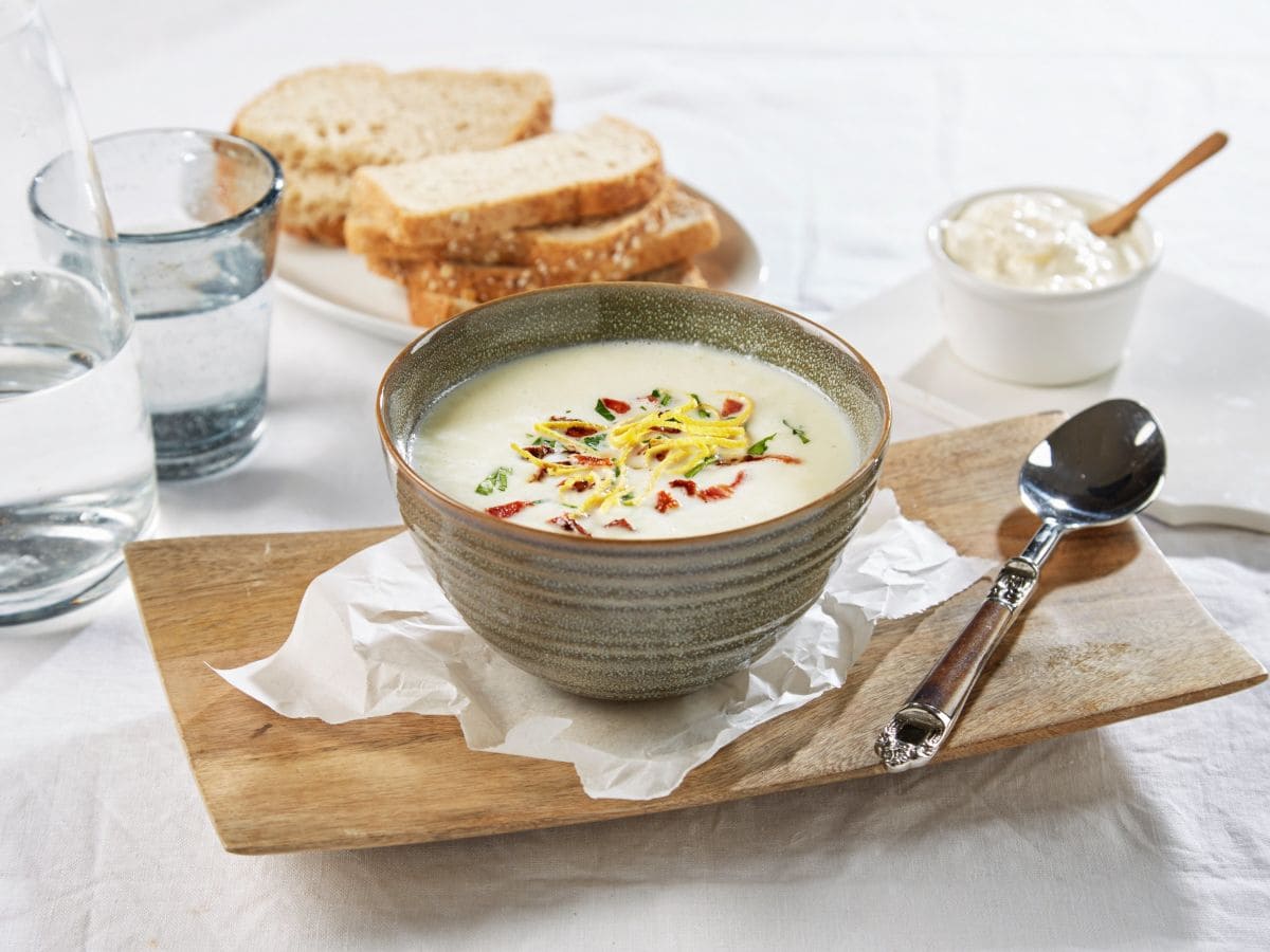 Blomkålsuppe med bacon