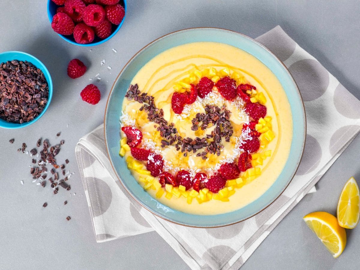 Smoothie bowl med mango