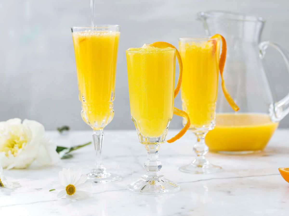 Sprudlende appelsinmocktail