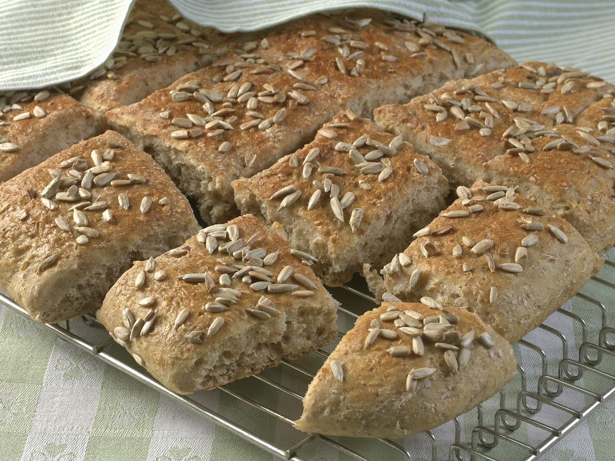 Lette brytebrød med kesam