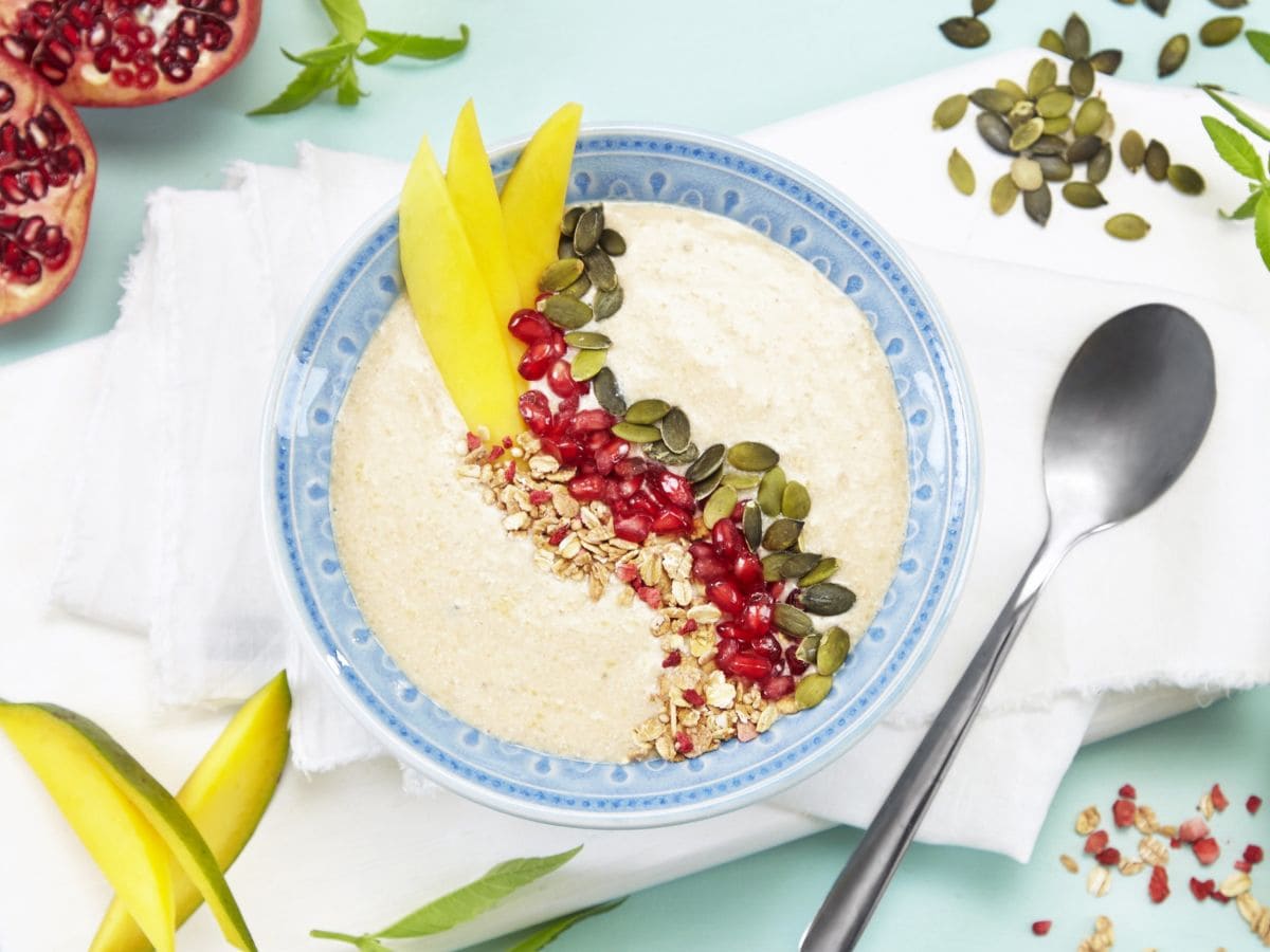 Smoothie bowl med Cottage Cheese