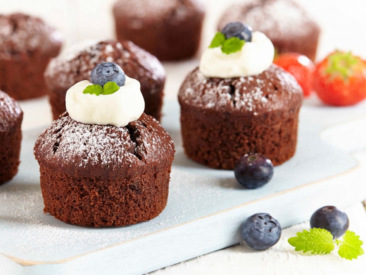 Sjokolademuffins med chili og nøtter