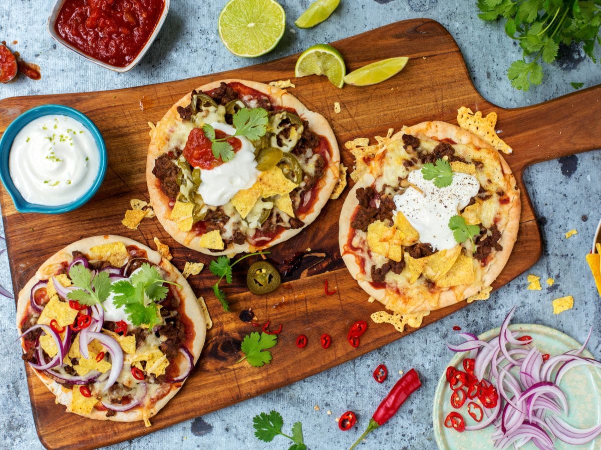 Mini-tacopizza