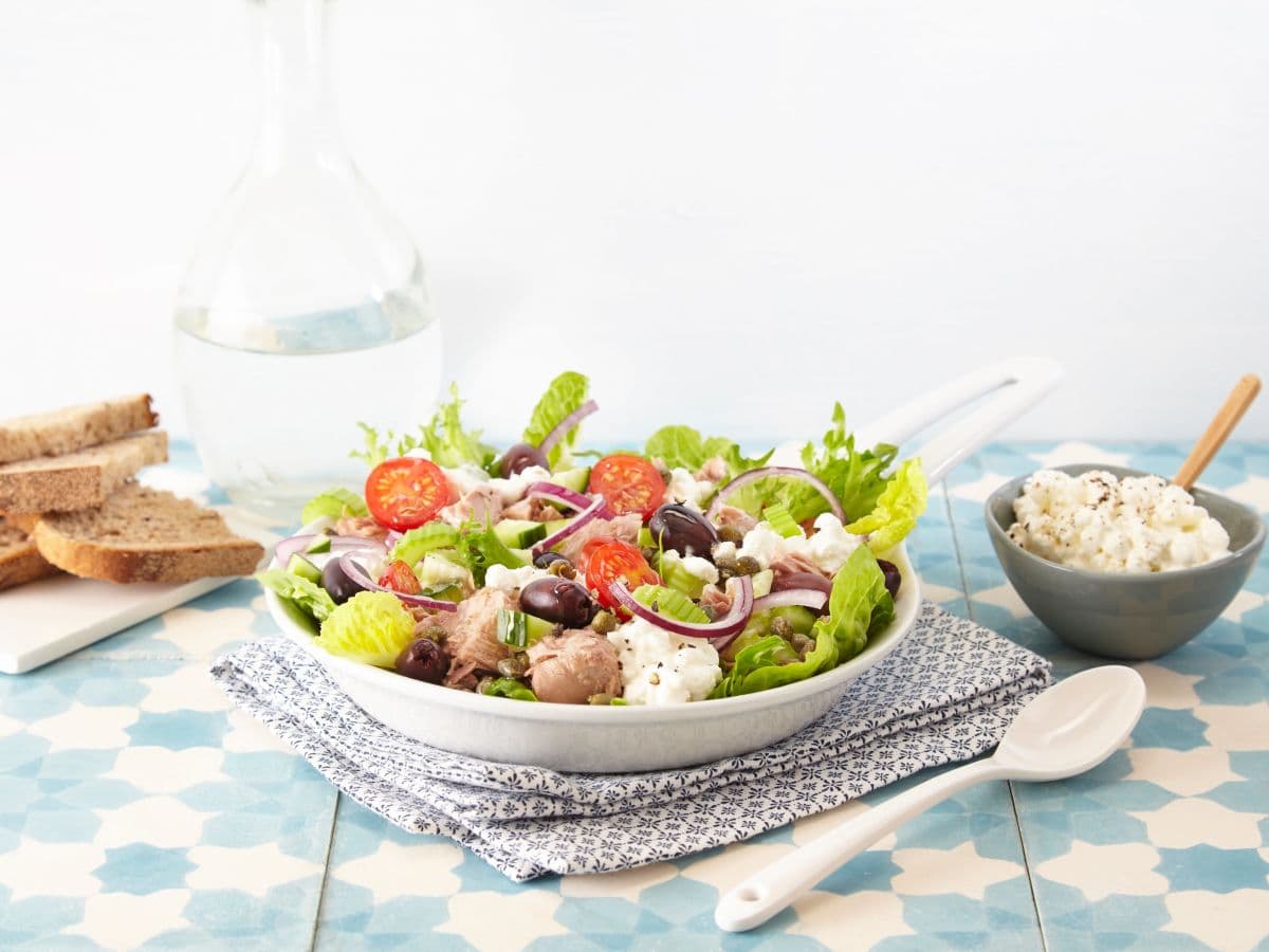 Tunfisksalat med cottage cheese