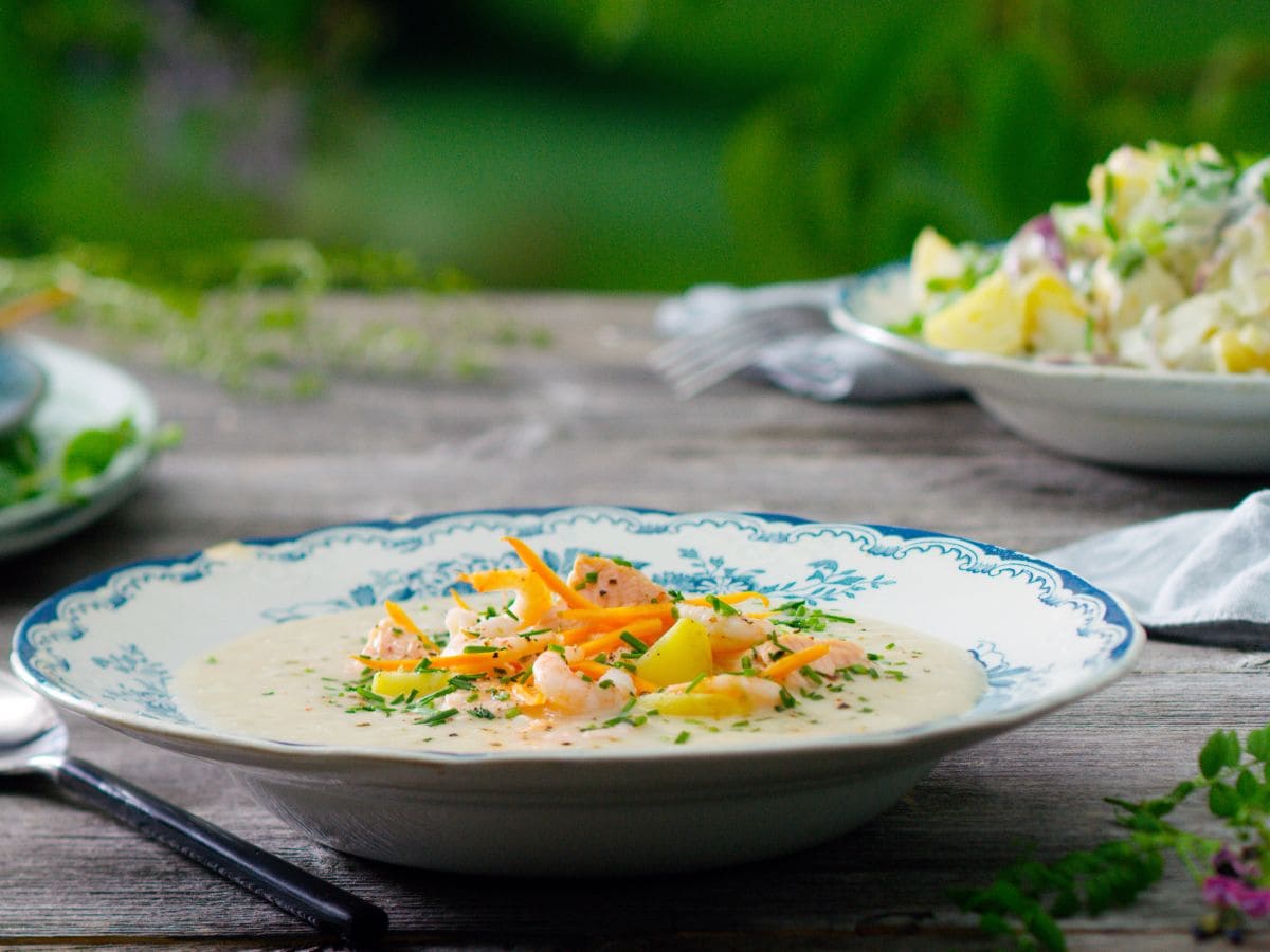 Hjemmelaget fiskesuppe