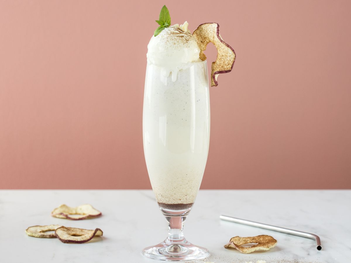 Eplekakemilkshake