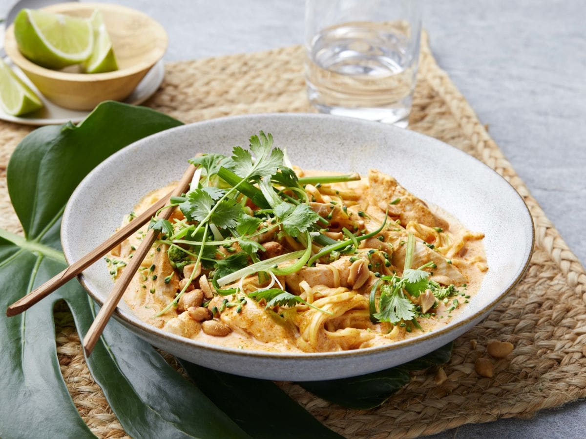 Asiatisk red curry med kylling