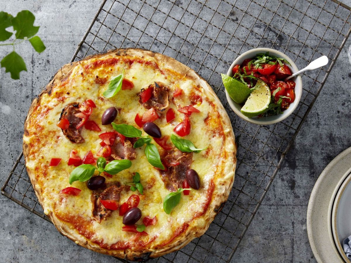 Enkel og rask hverdagspizza