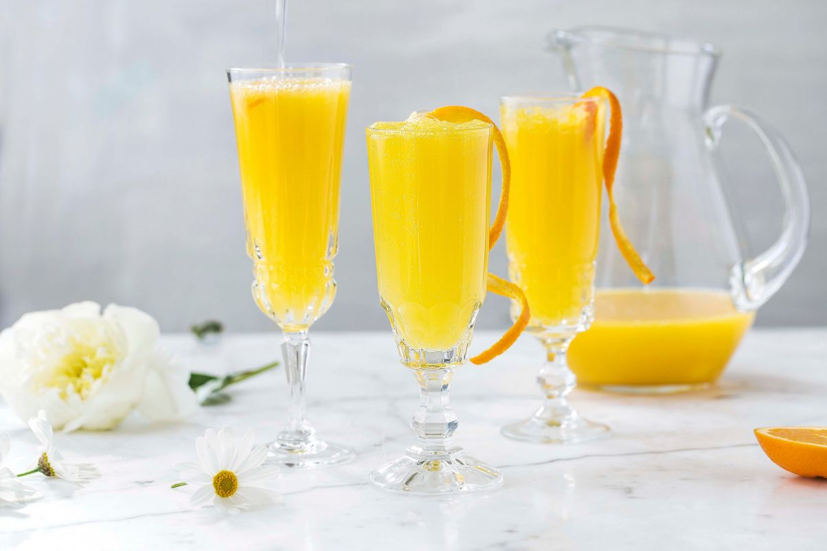 Sprudlende appelsinmocktail