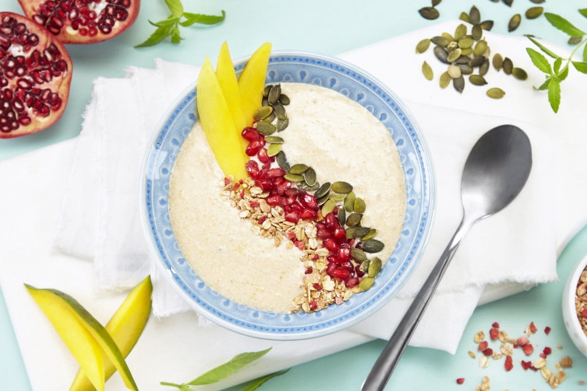 Smoothie bowl med Cottage Cheese
