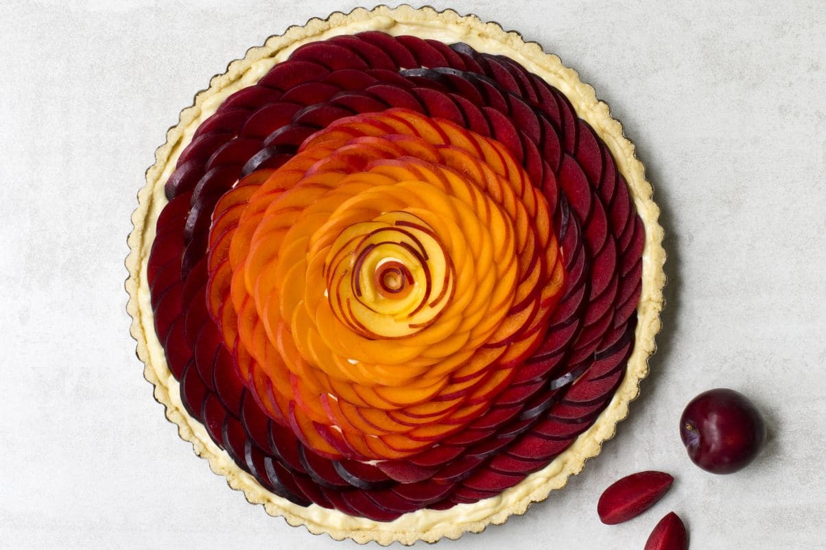 No bake plomme-pai