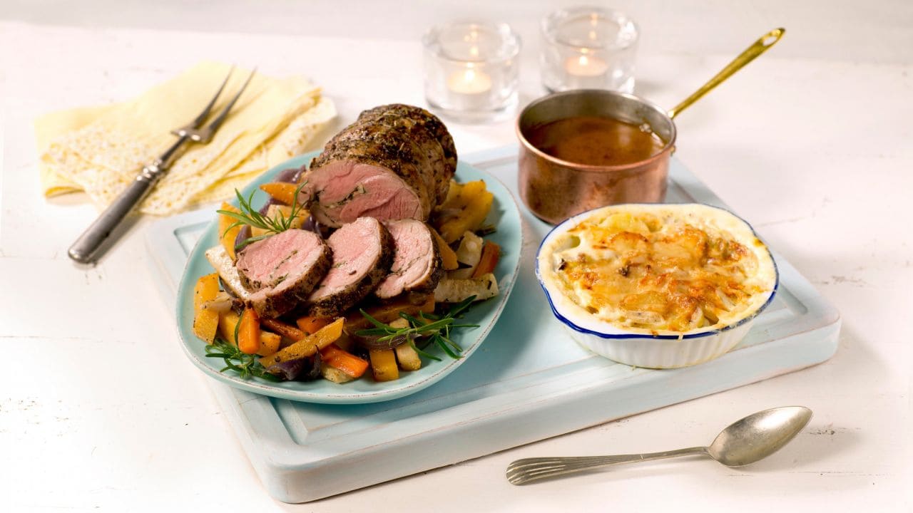 Lammestek Med Flotegratinerte Poteter Oppskrift Fra Tine Kjokken