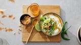 Yoghurt med agurk, chili og honning