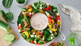 Pastasalat med Kesam®-dressing