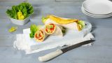 Omelettwrap med salami
