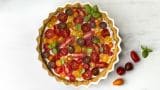 No-bake pai med tomat