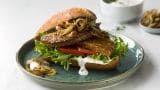 VGTR burger med stekt løk