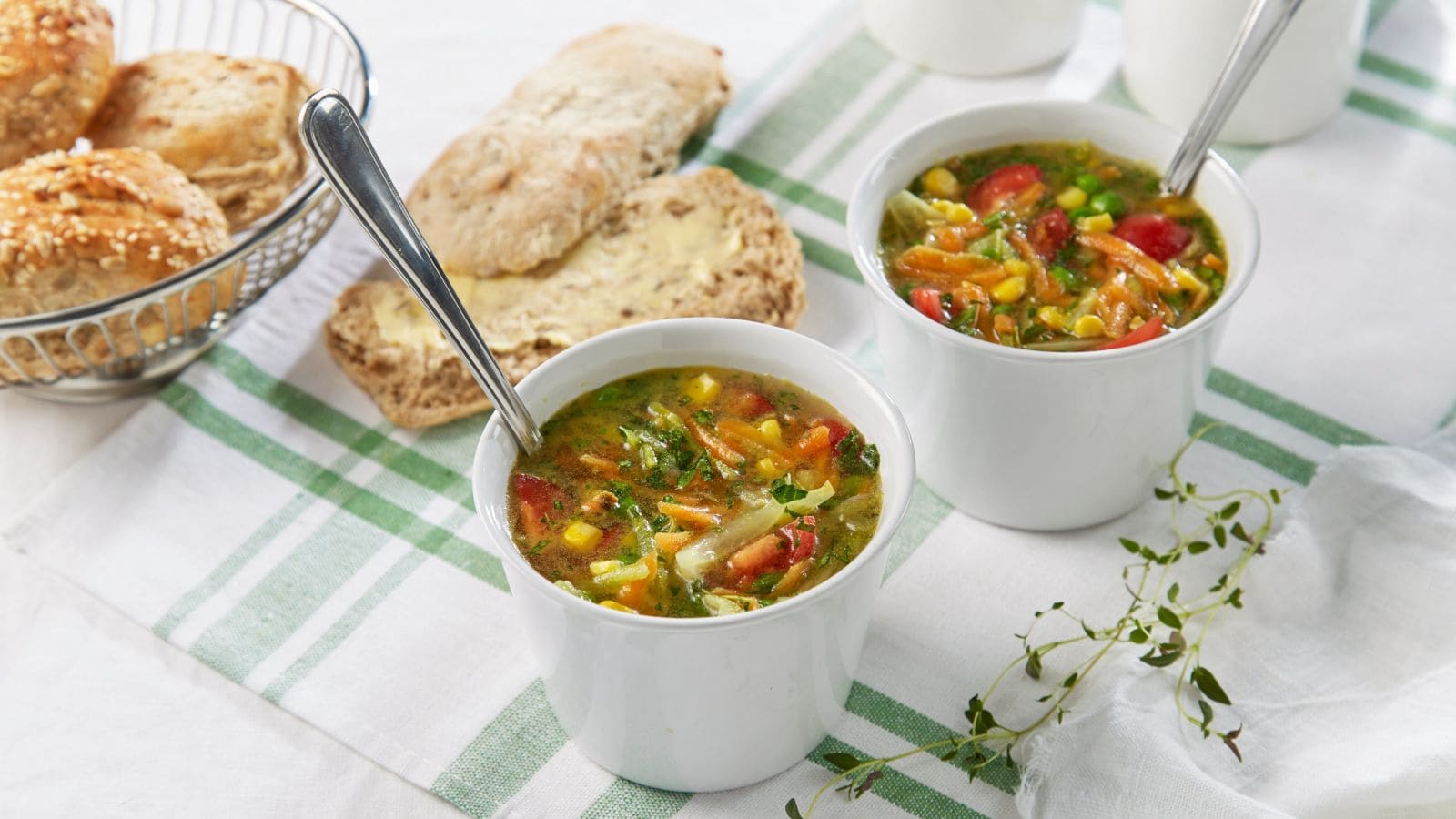 gronnsakssuppe oppskrift fra tine kjokken