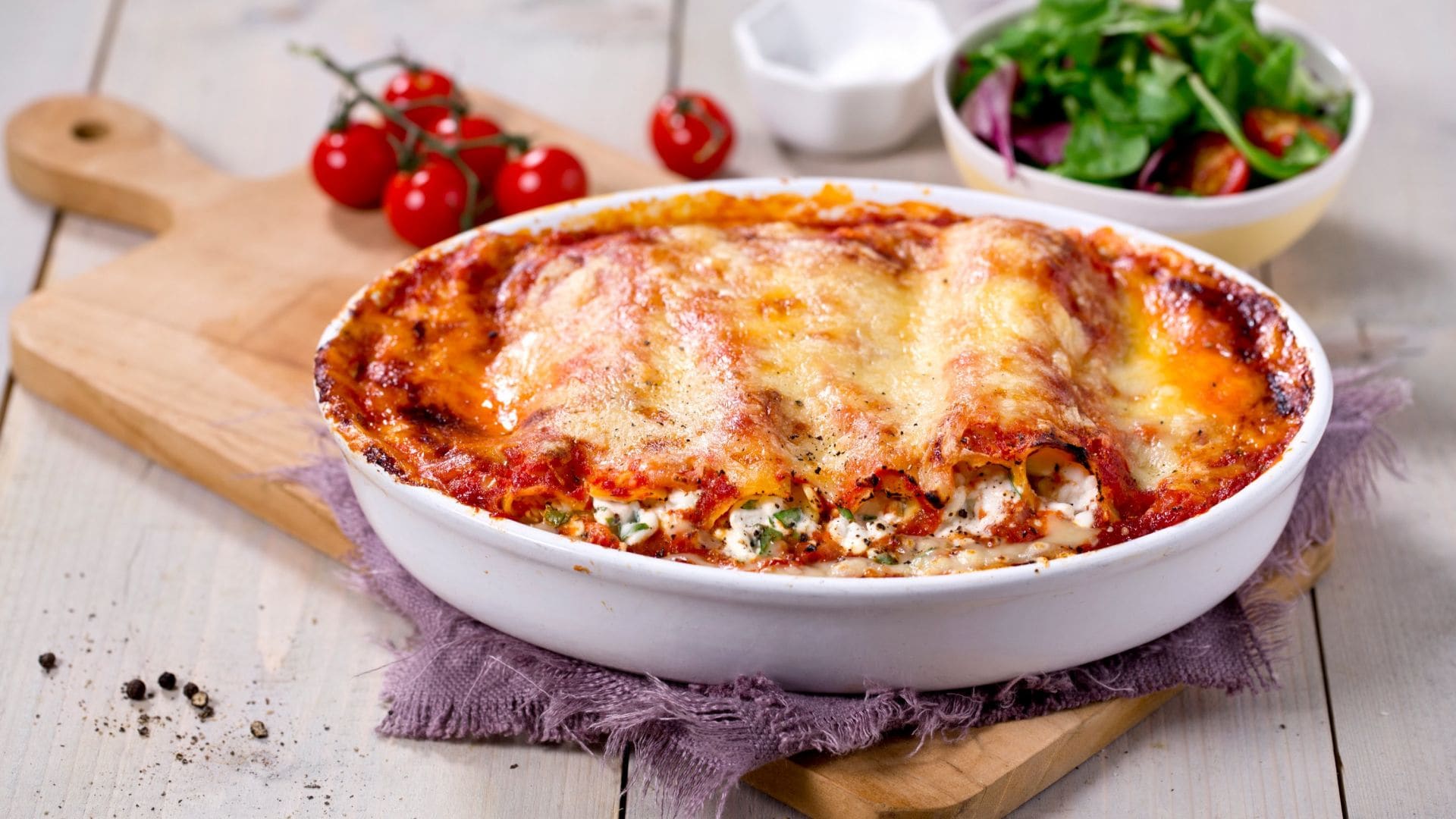 Lasagne Med Cottage Cheese Oppskrift fra TINE Kjøkken