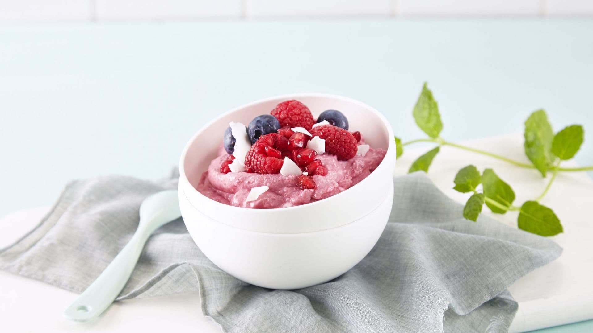 Banansplitt Med Cottage Cheese Oppskrift fra TINE Kjøkken