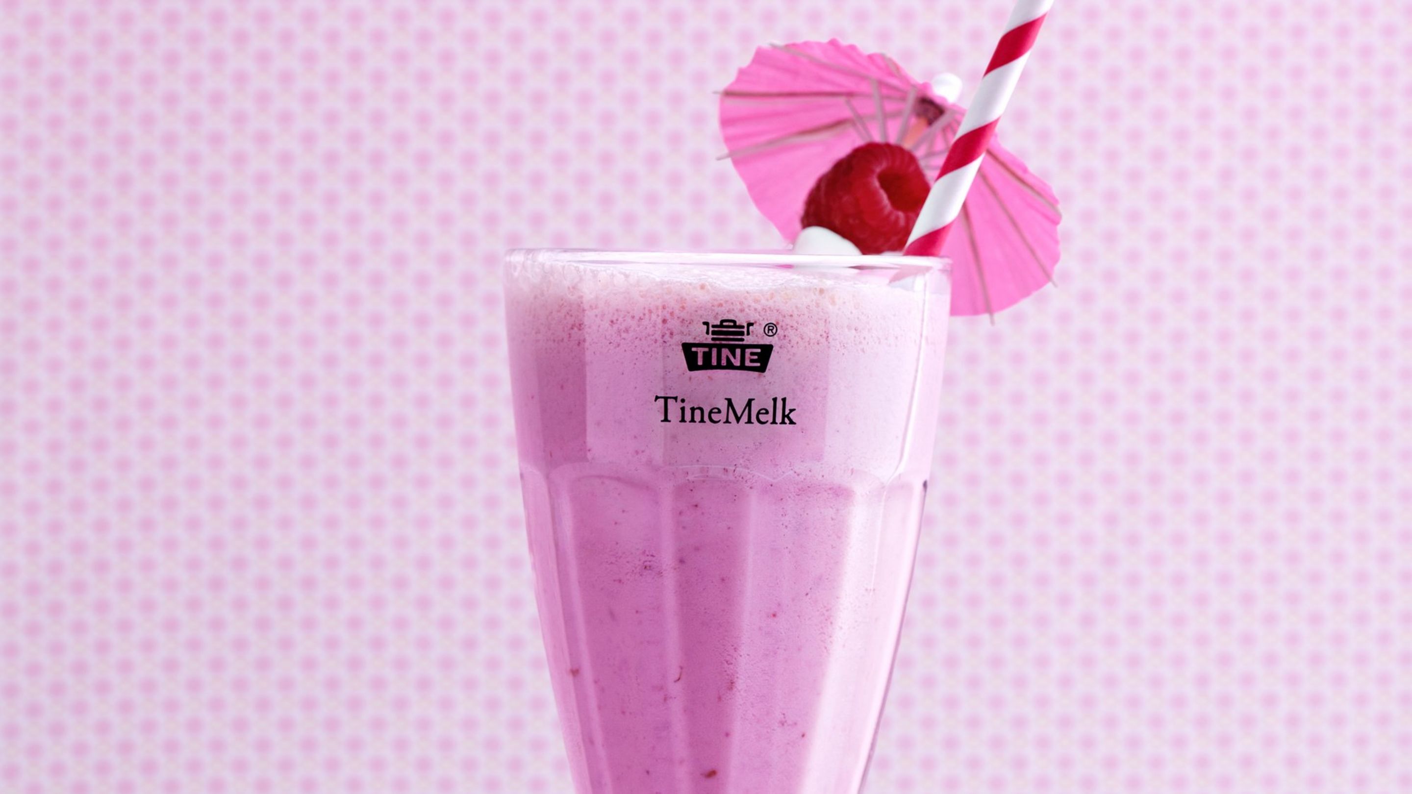 Frossen bringebærshake