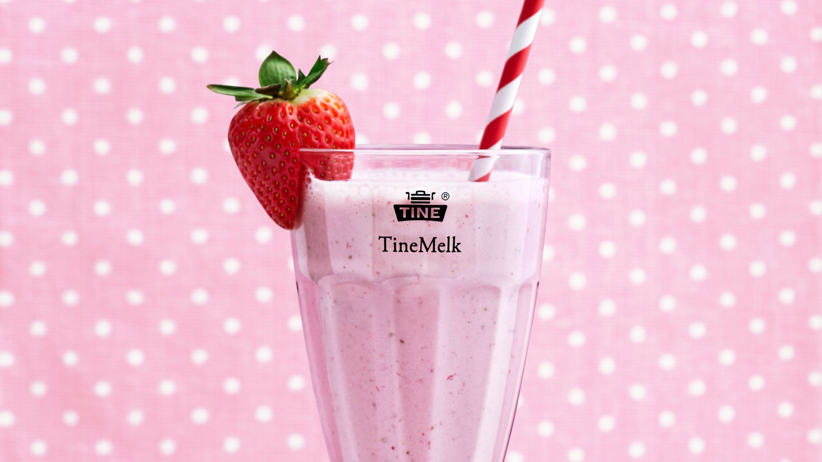 Milkshake med jordbær