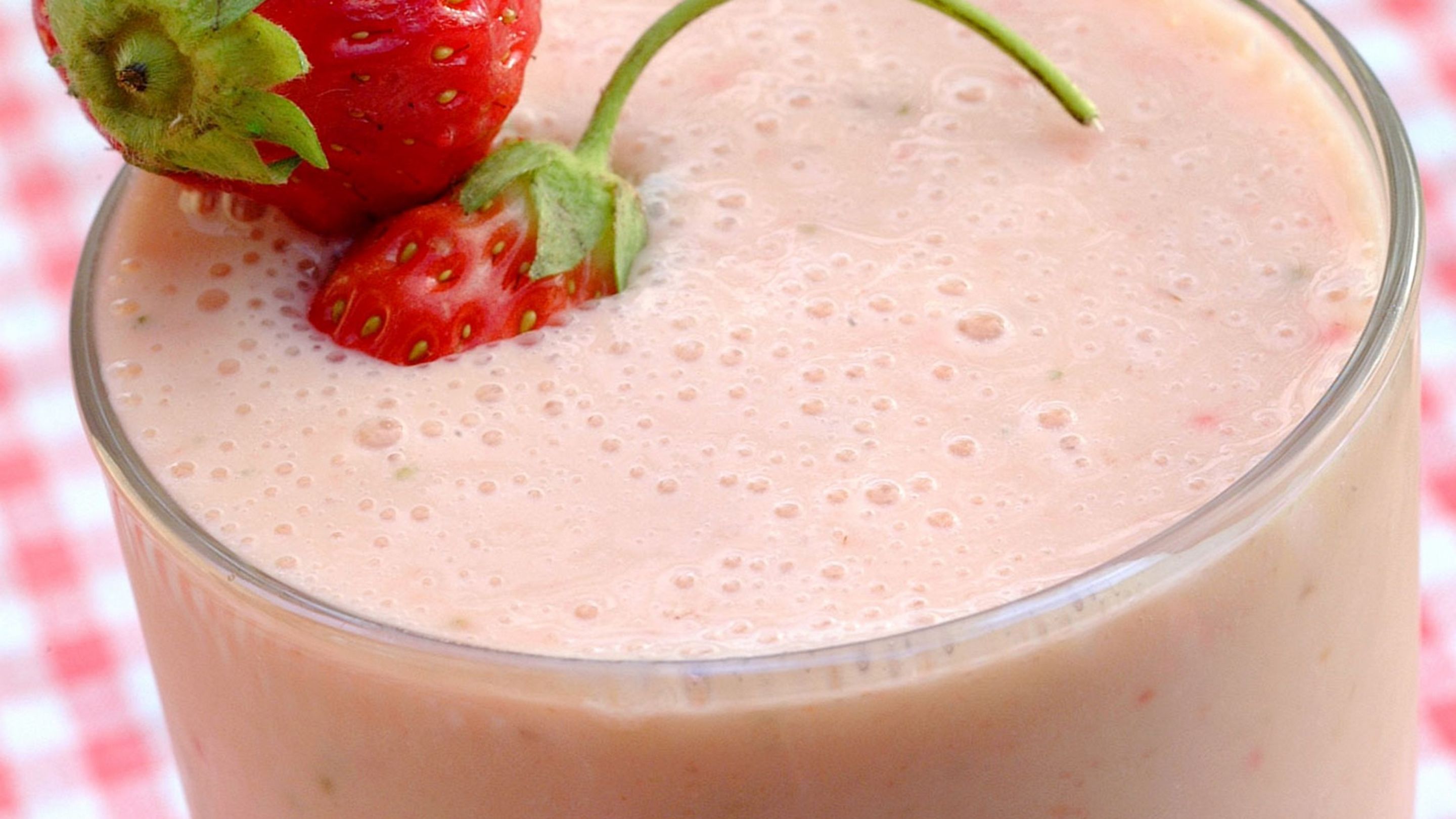 Jordbærsmoothie
