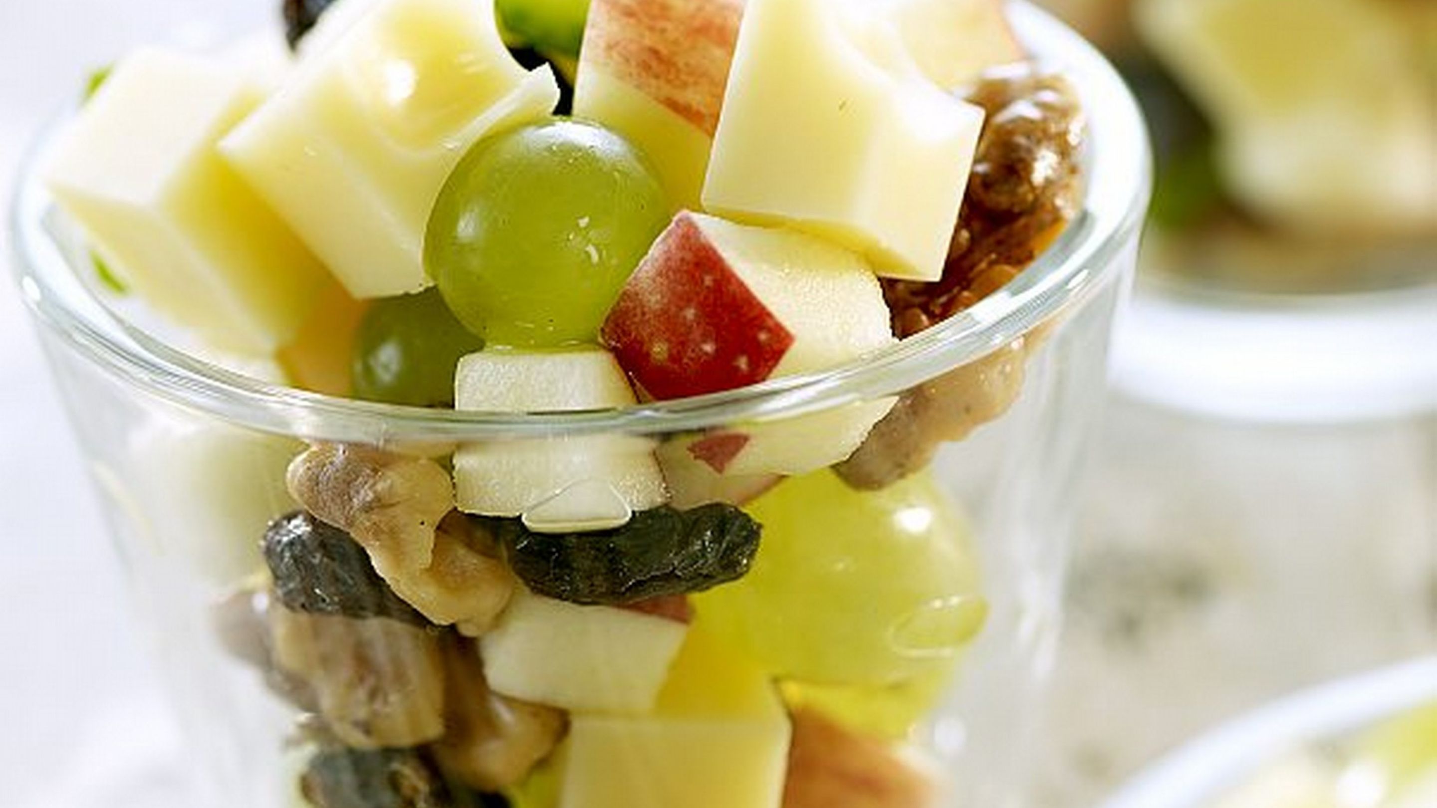 Ostesnacksalat