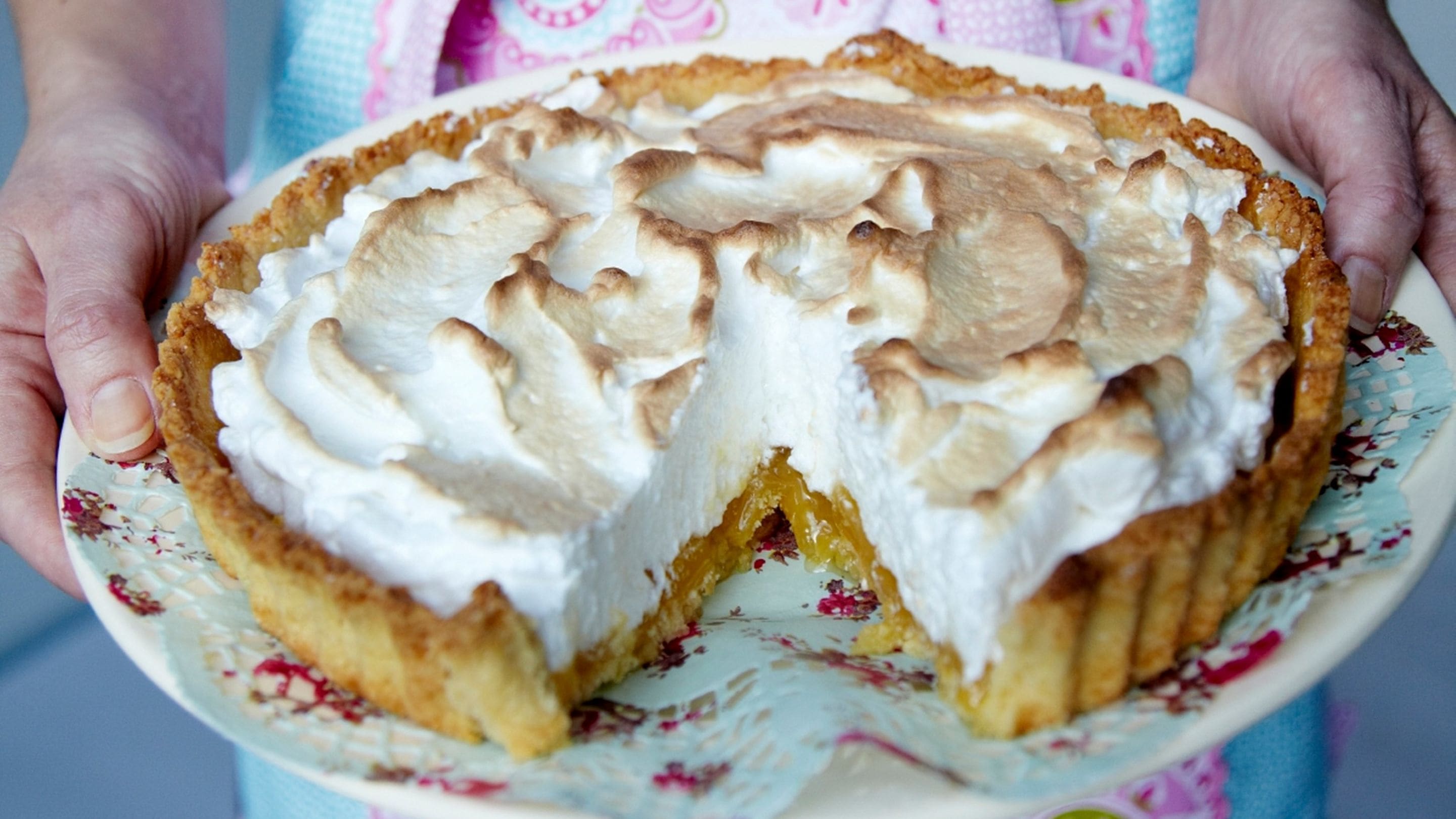 Sitronpai (lemon pie)
