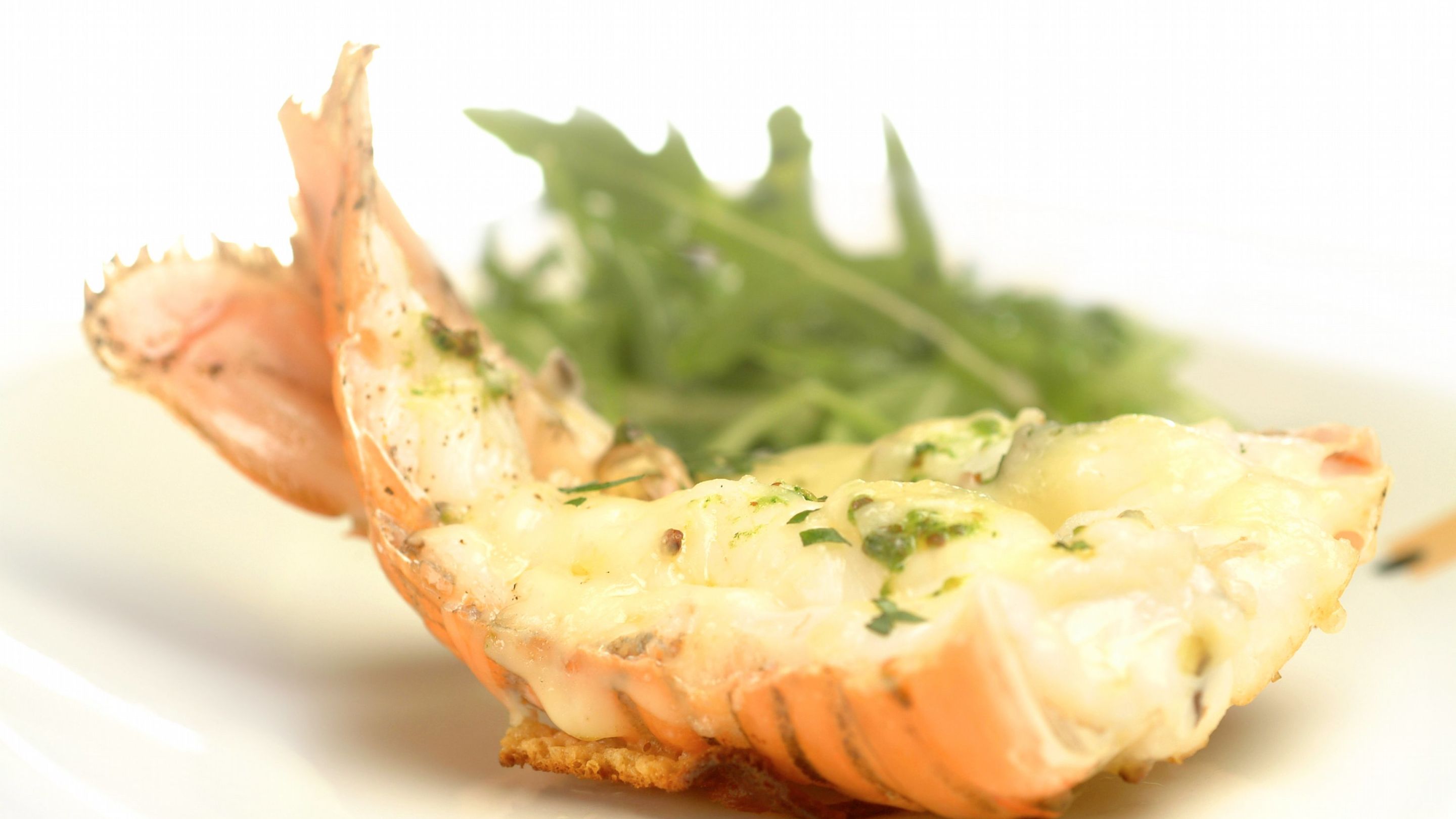 Gratinert sjøkreps med Jarlsberg
