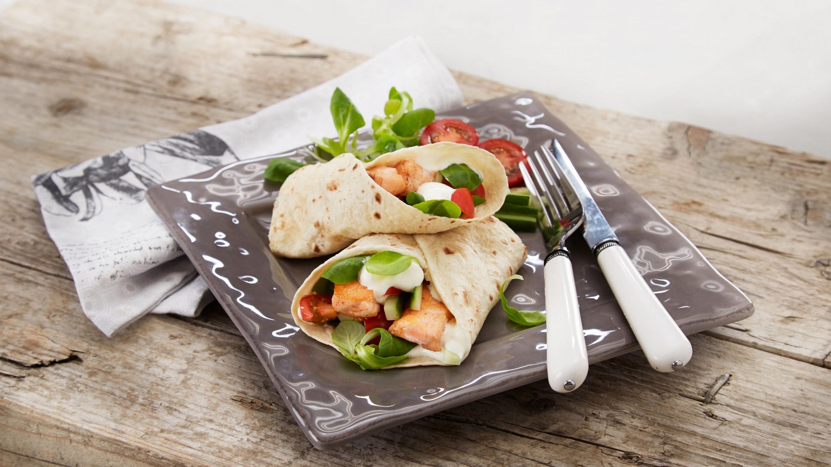 Wrap med laks