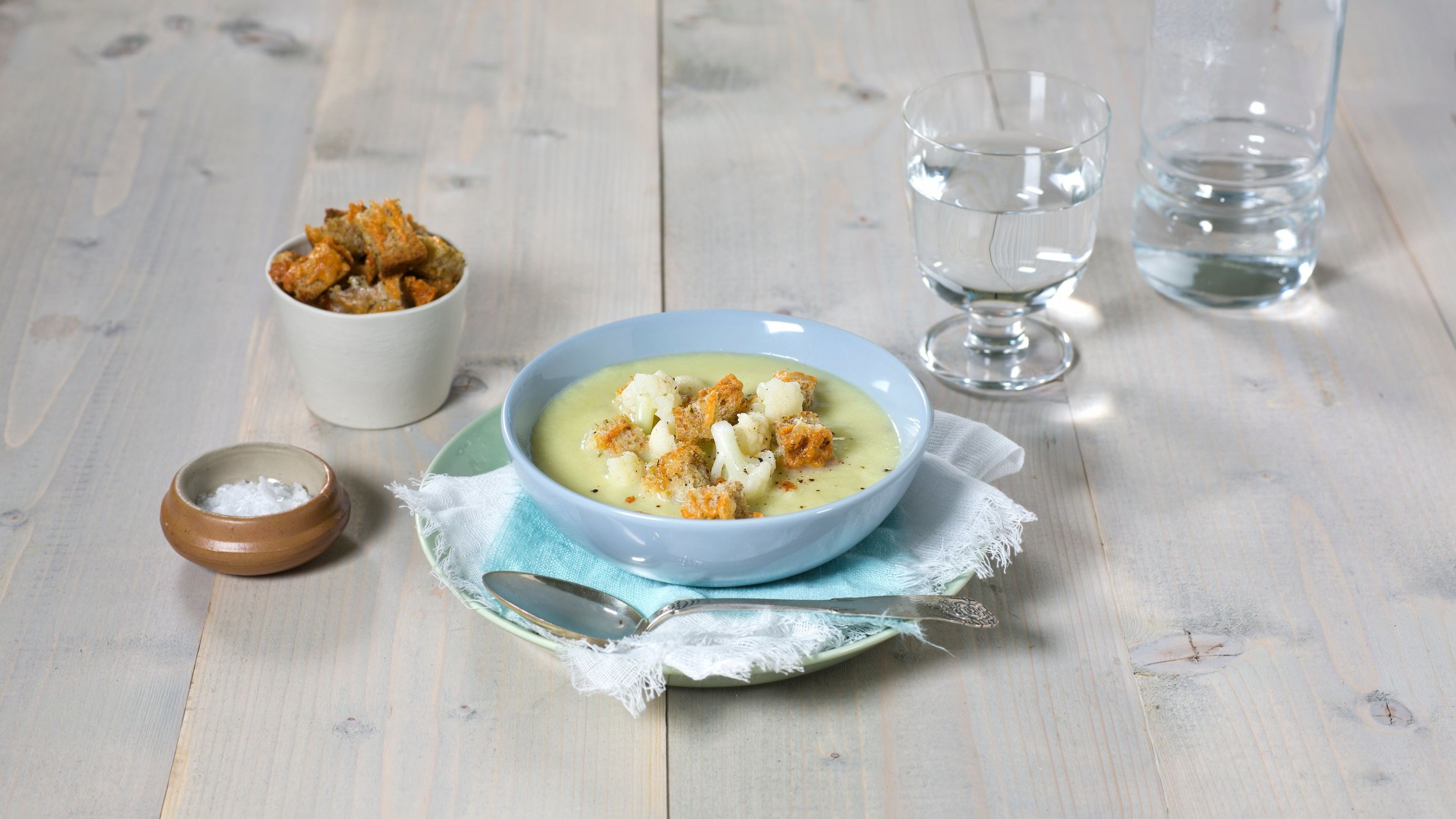 Kremet blomkålsuppe